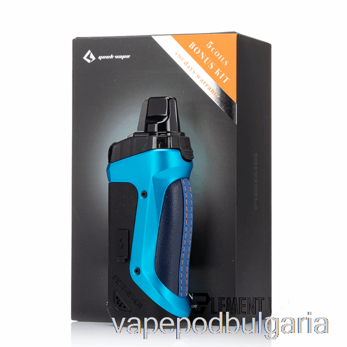 Vape 10000 Дръпки Geek Vape Aegis Boost 40w Pod Mod Kit Le Bonus Kit - Almighty Blue